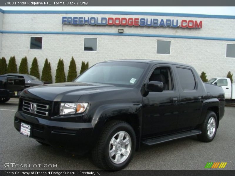 Formal Black / Gray 2008 Honda Ridgeline RTL