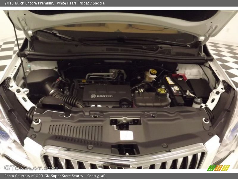 White Pearl Tricoat / Saddle 2013 Buick Encore Premium