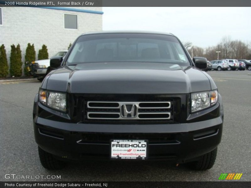 Formal Black / Gray 2008 Honda Ridgeline RTL