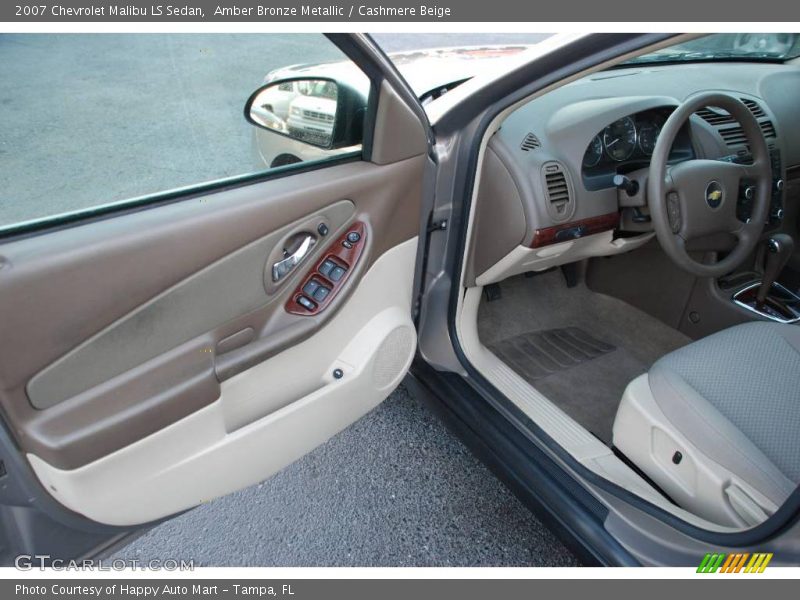 Amber Bronze Metallic / Cashmere Beige 2007 Chevrolet Malibu LS Sedan