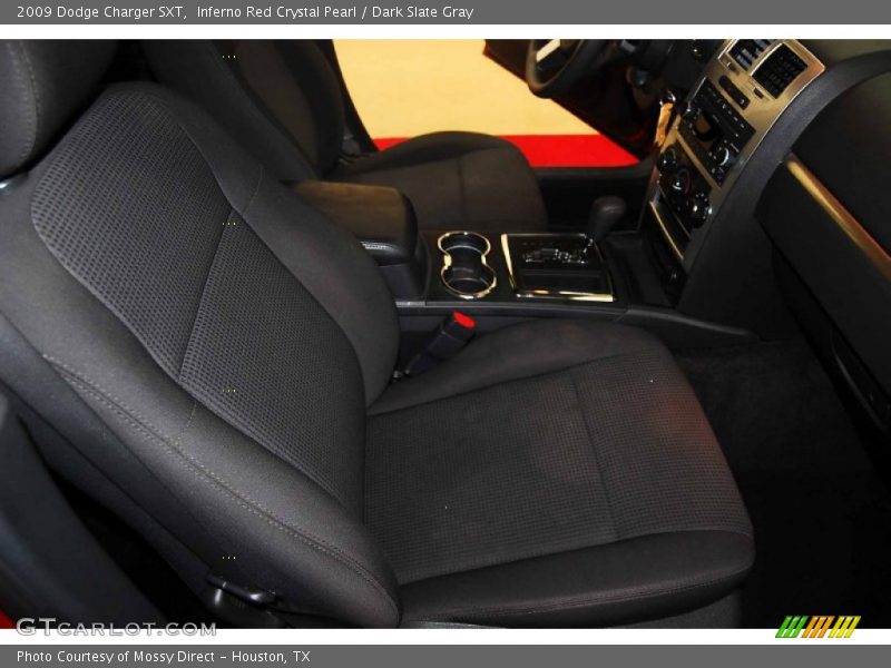 Inferno Red Crystal Pearl / Dark Slate Gray 2009 Dodge Charger SXT