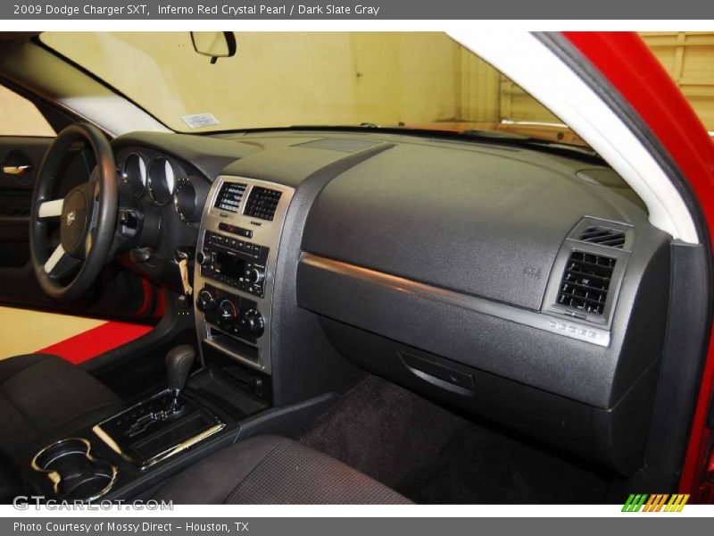 Inferno Red Crystal Pearl / Dark Slate Gray 2009 Dodge Charger SXT