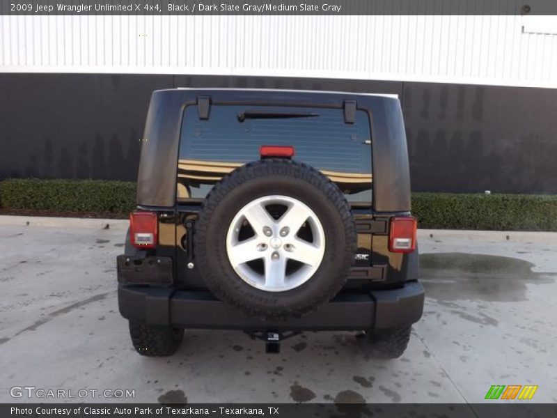 Black / Dark Slate Gray/Medium Slate Gray 2009 Jeep Wrangler Unlimited X 4x4