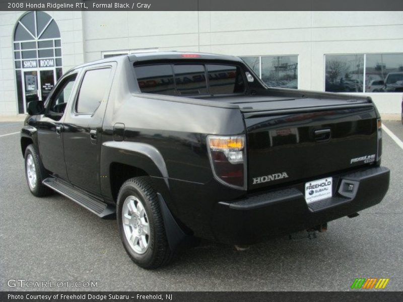 Formal Black / Gray 2008 Honda Ridgeline RTL