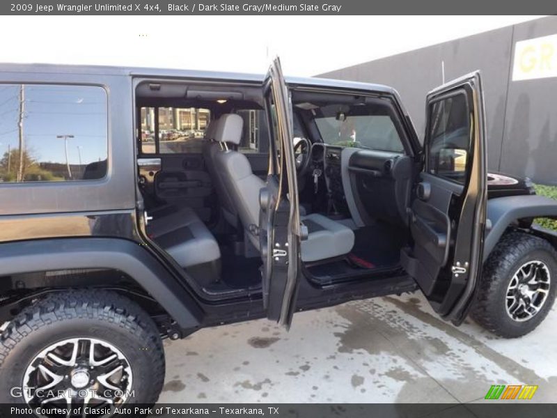 Black / Dark Slate Gray/Medium Slate Gray 2009 Jeep Wrangler Unlimited X 4x4