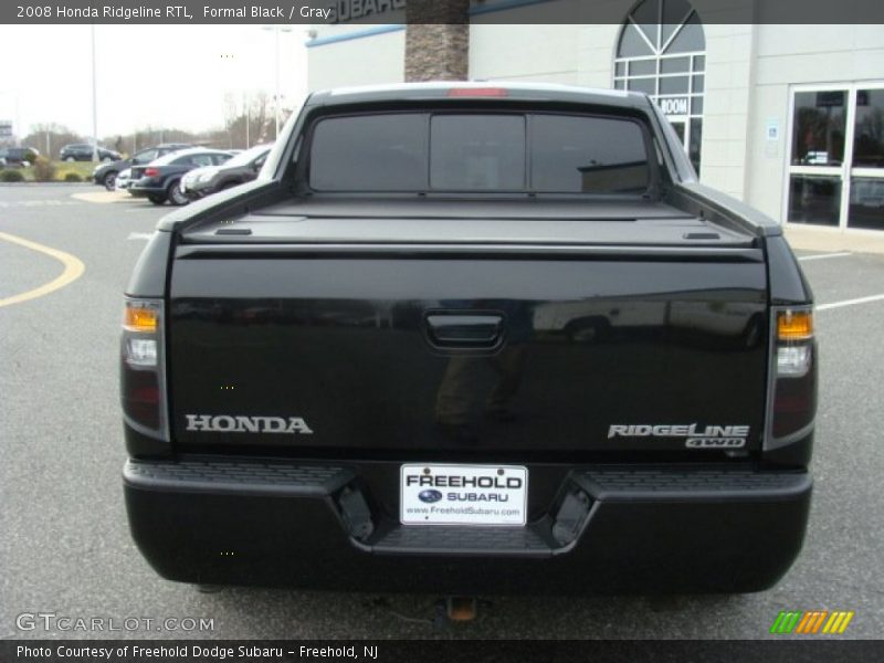 Formal Black / Gray 2008 Honda Ridgeline RTL