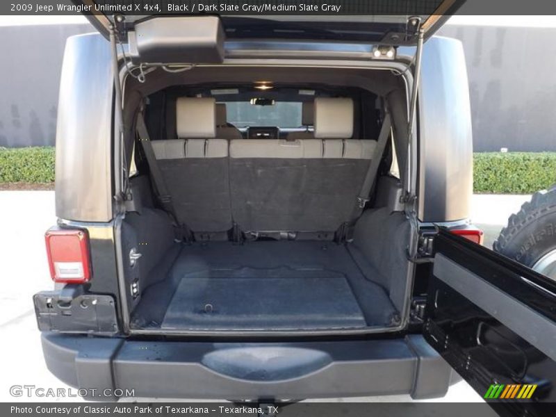 Black / Dark Slate Gray/Medium Slate Gray 2009 Jeep Wrangler Unlimited X 4x4