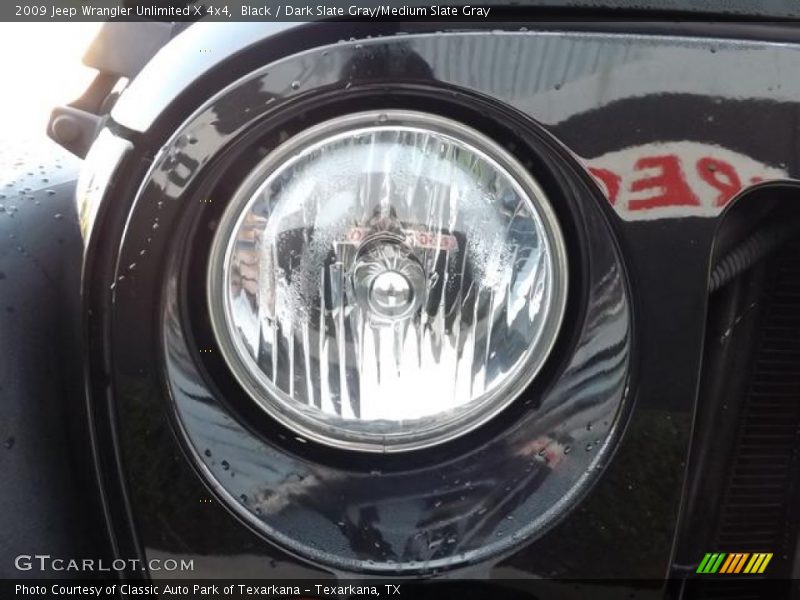 Black / Dark Slate Gray/Medium Slate Gray 2009 Jeep Wrangler Unlimited X 4x4
