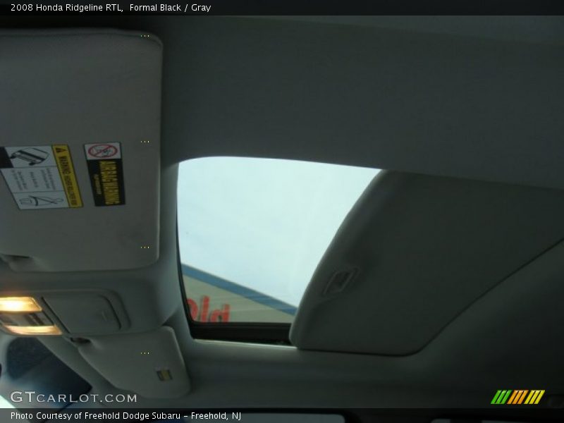 Formal Black / Gray 2008 Honda Ridgeline RTL