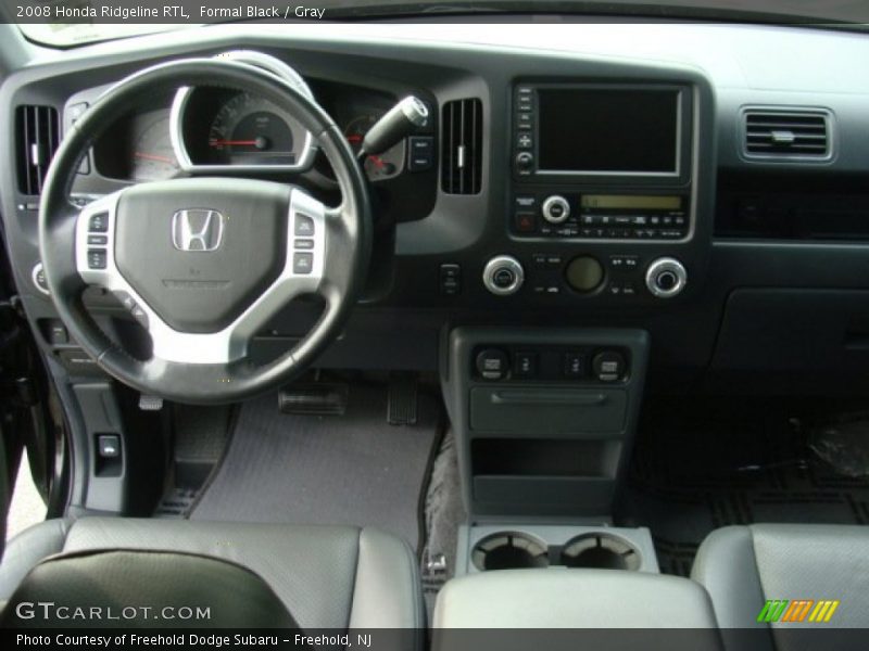 Formal Black / Gray 2008 Honda Ridgeline RTL