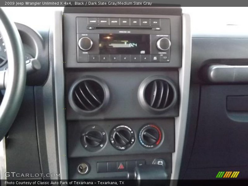 Black / Dark Slate Gray/Medium Slate Gray 2009 Jeep Wrangler Unlimited X 4x4