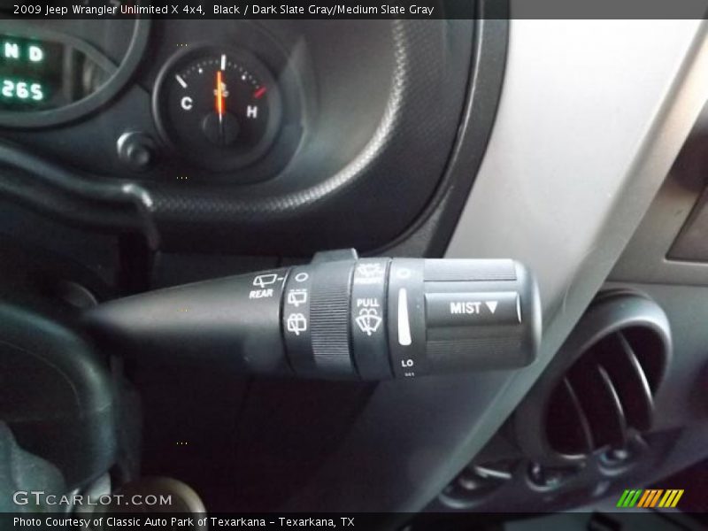 Black / Dark Slate Gray/Medium Slate Gray 2009 Jeep Wrangler Unlimited X 4x4