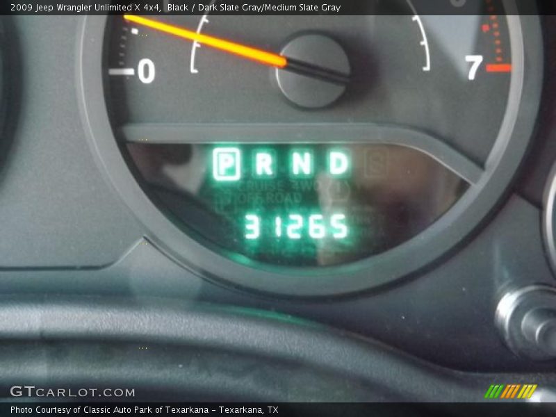 Black / Dark Slate Gray/Medium Slate Gray 2009 Jeep Wrangler Unlimited X 4x4