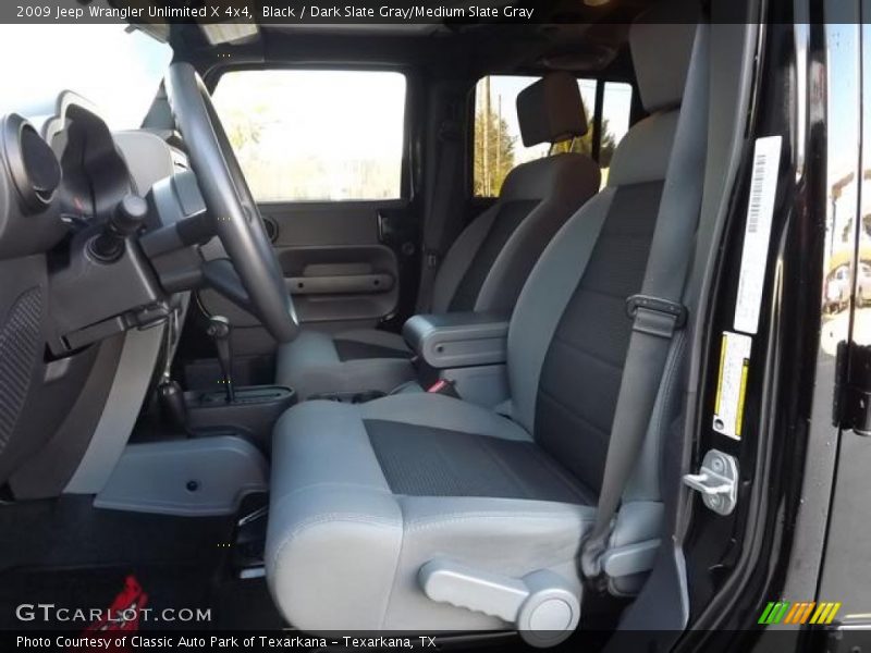 Black / Dark Slate Gray/Medium Slate Gray 2009 Jeep Wrangler Unlimited X 4x4
