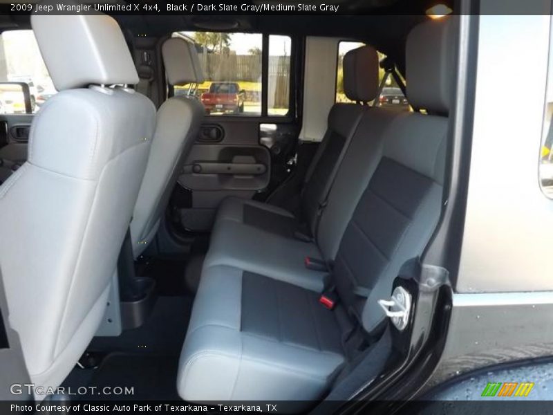 Black / Dark Slate Gray/Medium Slate Gray 2009 Jeep Wrangler Unlimited X 4x4