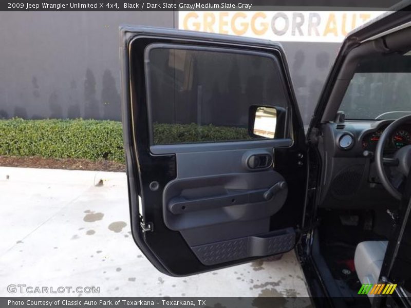 Black / Dark Slate Gray/Medium Slate Gray 2009 Jeep Wrangler Unlimited X 4x4