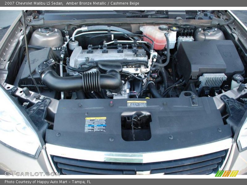 Amber Bronze Metallic / Cashmere Beige 2007 Chevrolet Malibu LS Sedan