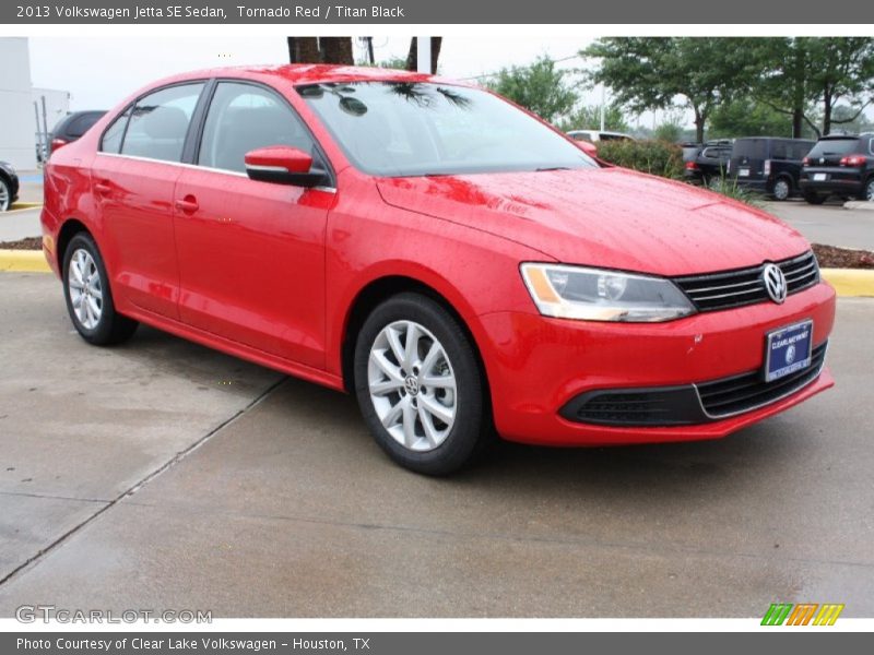 Tornado Red / Titan Black 2013 Volkswagen Jetta SE Sedan