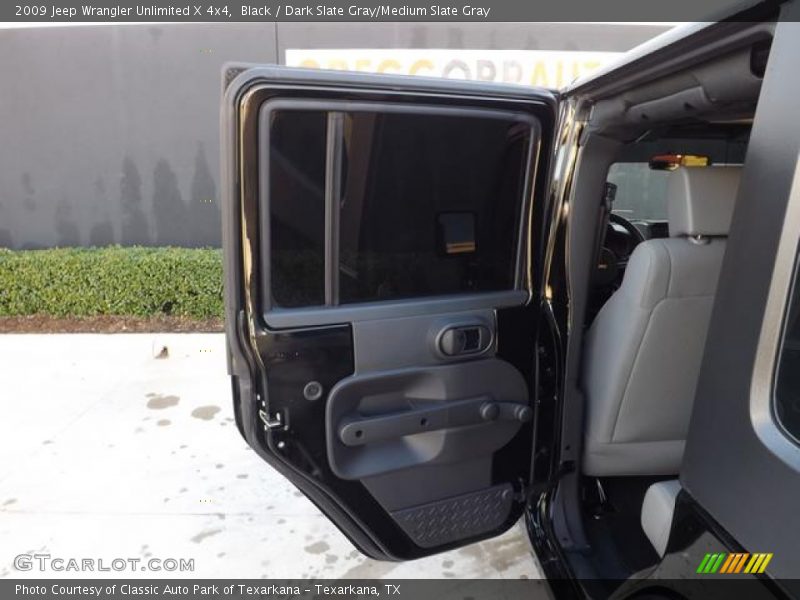 Black / Dark Slate Gray/Medium Slate Gray 2009 Jeep Wrangler Unlimited X 4x4
