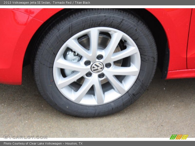 Tornado Red / Titan Black 2013 Volkswagen Jetta SE Sedan