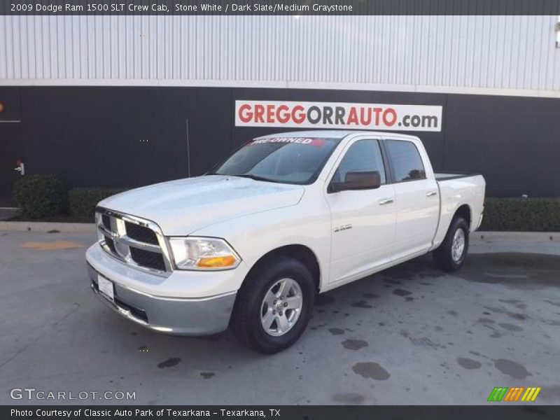 Stone White / Dark Slate/Medium Graystone 2009 Dodge Ram 1500 SLT Crew Cab