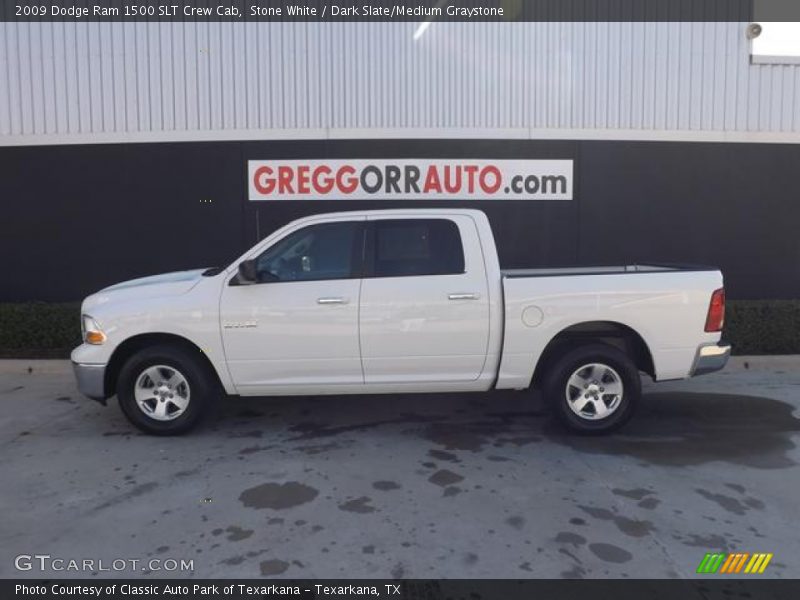 Stone White / Dark Slate/Medium Graystone 2009 Dodge Ram 1500 SLT Crew Cab