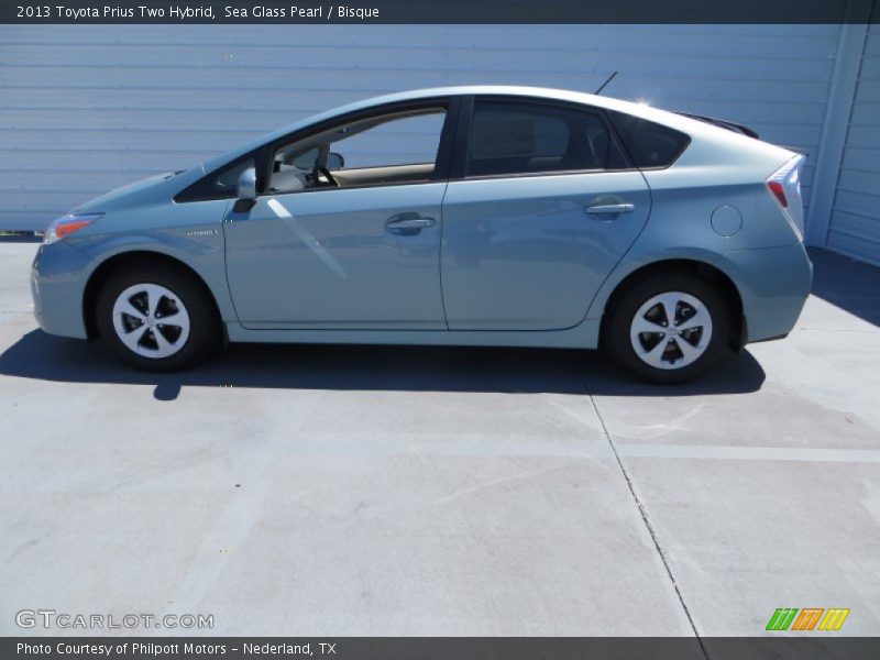 Sea Glass Pearl / Bisque 2013 Toyota Prius Two Hybrid