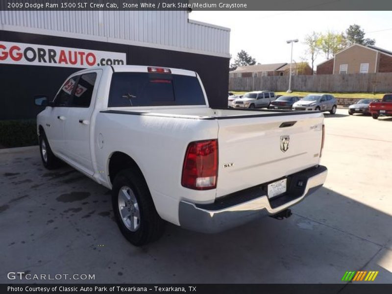 Stone White / Dark Slate/Medium Graystone 2009 Dodge Ram 1500 SLT Crew Cab