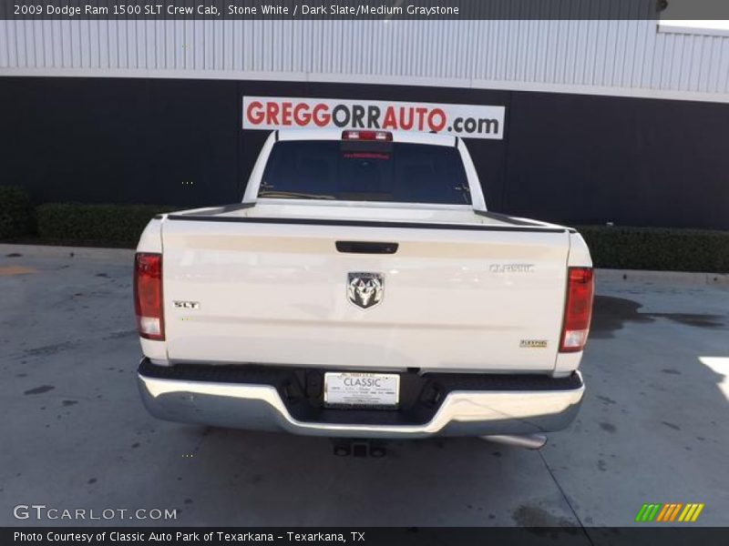 Stone White / Dark Slate/Medium Graystone 2009 Dodge Ram 1500 SLT Crew Cab