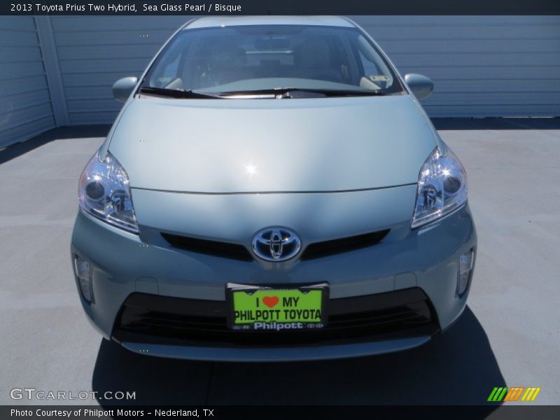 Sea Glass Pearl / Bisque 2013 Toyota Prius Two Hybrid