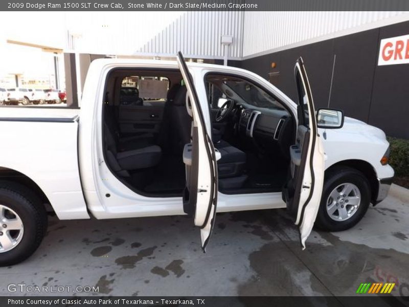 Stone White / Dark Slate/Medium Graystone 2009 Dodge Ram 1500 SLT Crew Cab