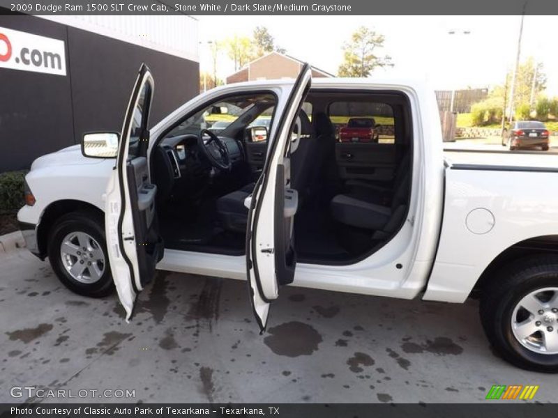 Stone White / Dark Slate/Medium Graystone 2009 Dodge Ram 1500 SLT Crew Cab