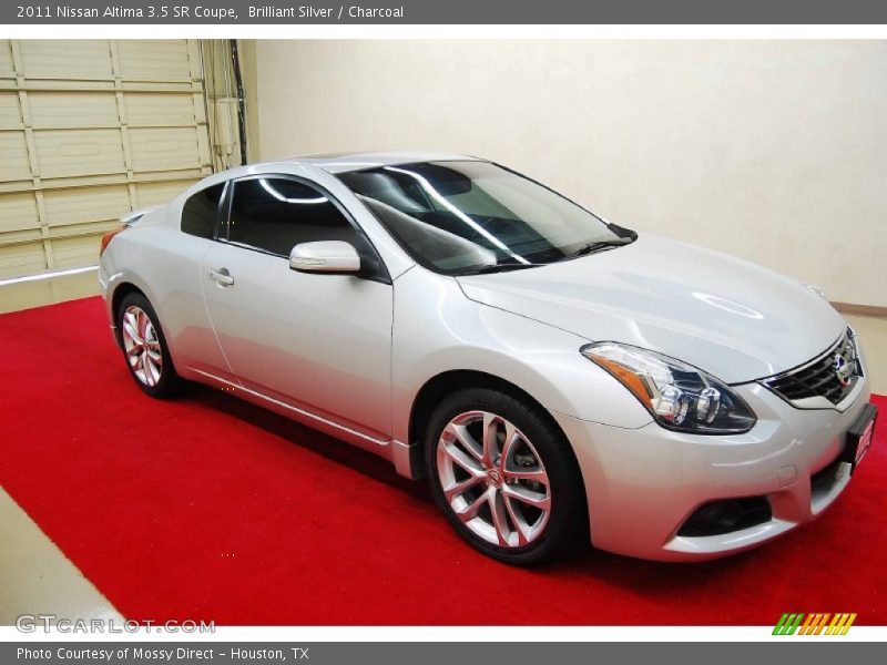 Brilliant Silver / Charcoal 2011 Nissan Altima 3.5 SR Coupe