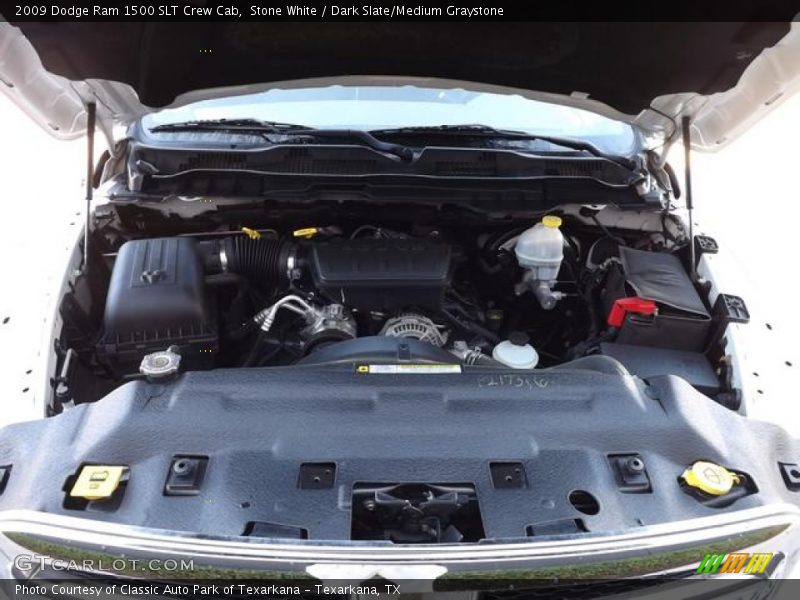 Stone White / Dark Slate/Medium Graystone 2009 Dodge Ram 1500 SLT Crew Cab