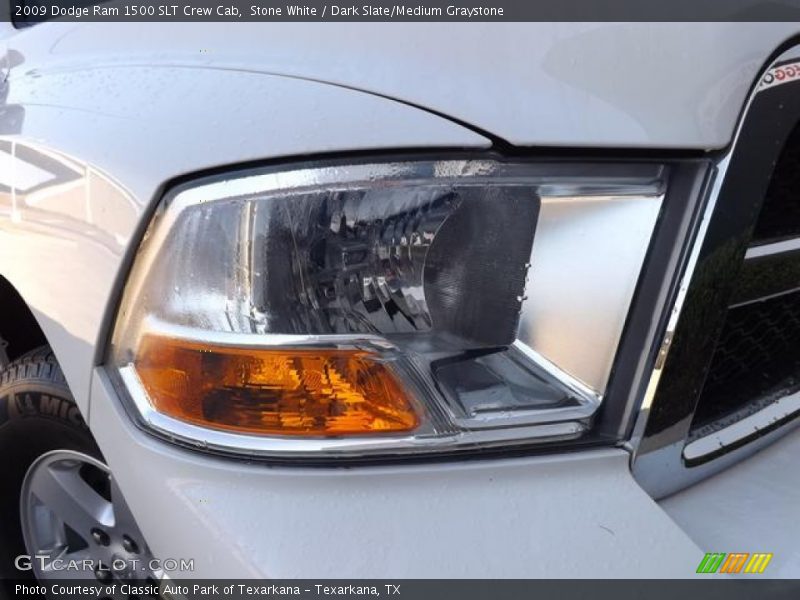 Stone White / Dark Slate/Medium Graystone 2009 Dodge Ram 1500 SLT Crew Cab