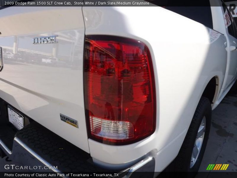 Stone White / Dark Slate/Medium Graystone 2009 Dodge Ram 1500 SLT Crew Cab