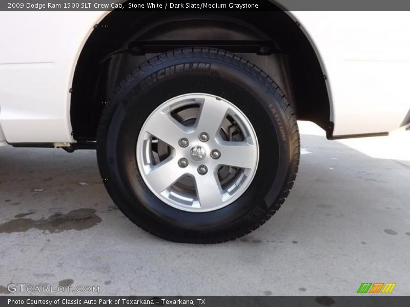 Stone White / Dark Slate/Medium Graystone 2009 Dodge Ram 1500 SLT Crew Cab