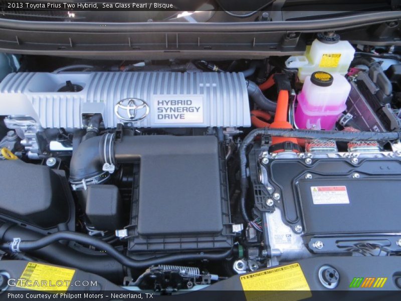 Sea Glass Pearl / Bisque 2013 Toyota Prius Two Hybrid