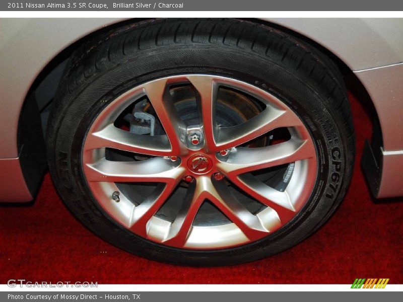 Brilliant Silver / Charcoal 2011 Nissan Altima 3.5 SR Coupe
