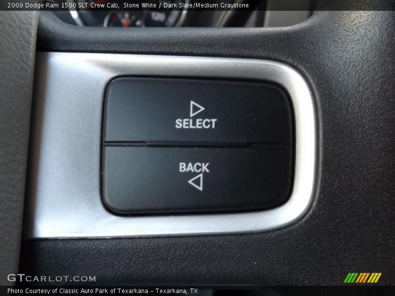 Stone White / Dark Slate/Medium Graystone 2009 Dodge Ram 1500 SLT Crew Cab