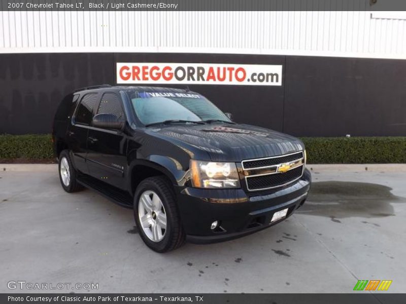 Black / Light Cashmere/Ebony 2007 Chevrolet Tahoe LT