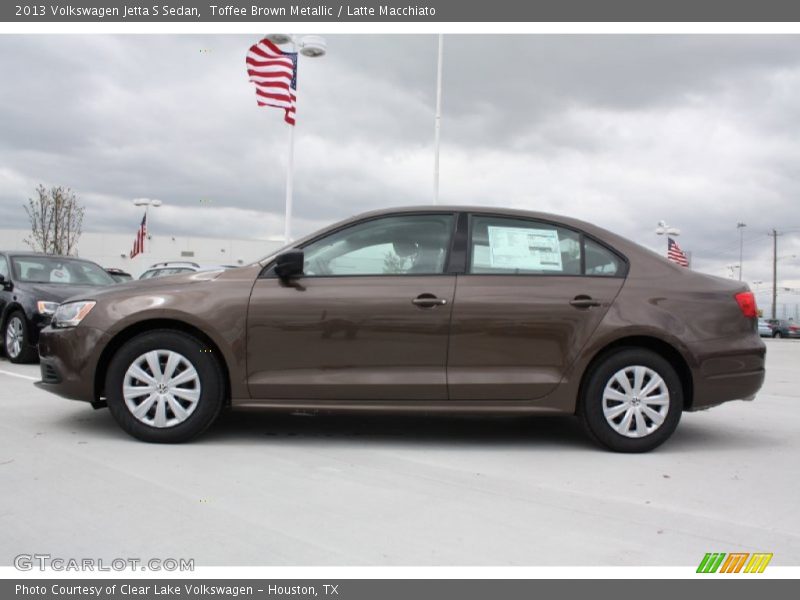 Toffee Brown Metallic / Latte Macchiato 2013 Volkswagen Jetta S Sedan