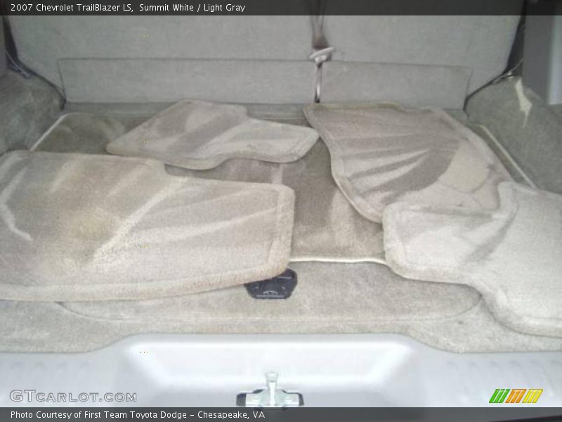 Summit White / Light Gray 2007 Chevrolet TrailBlazer LS