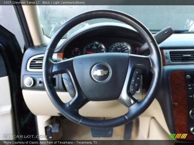 Black / Light Cashmere/Ebony 2007 Chevrolet Tahoe LT
