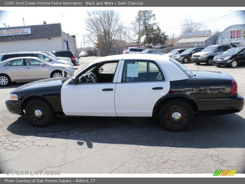 Black and White / Dark Charcoal 2005 Ford Crown Victoria Police Interceptor