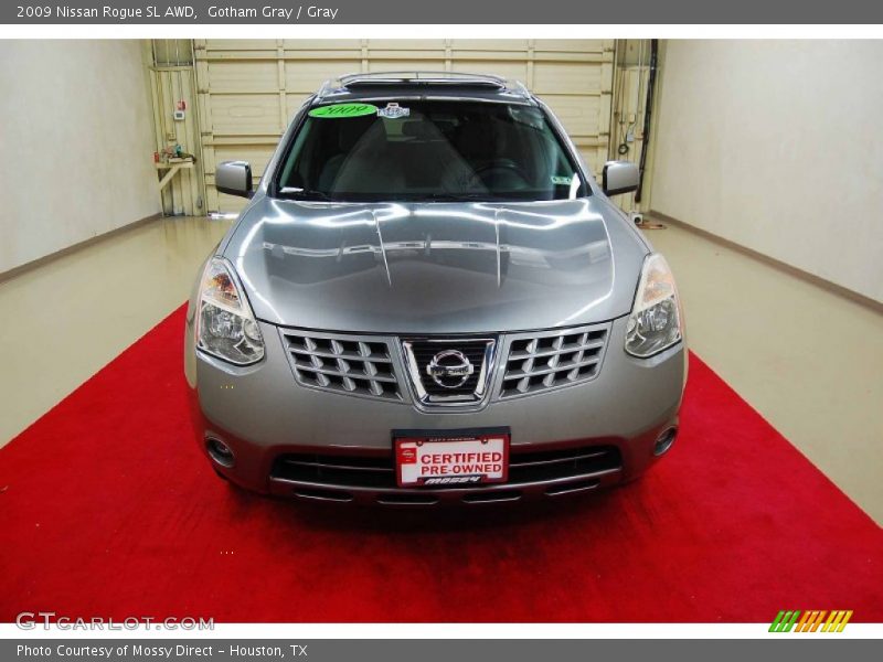 Gotham Gray / Gray 2009 Nissan Rogue SL AWD