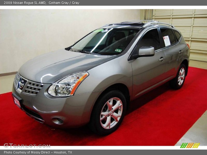 Gotham Gray / Gray 2009 Nissan Rogue SL AWD