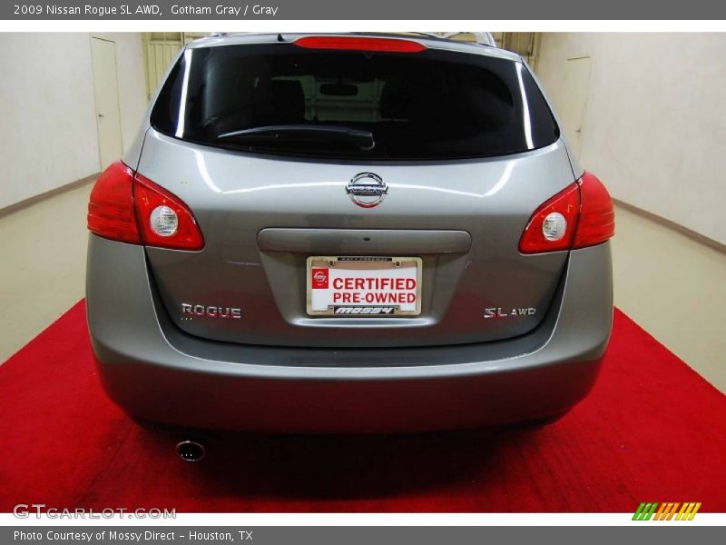 Gotham Gray / Gray 2009 Nissan Rogue SL AWD