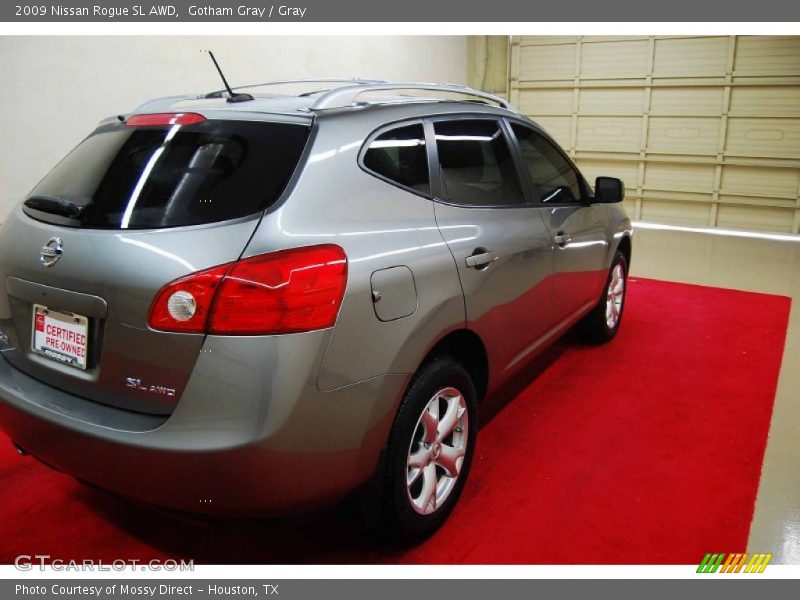 Gotham Gray / Gray 2009 Nissan Rogue SL AWD