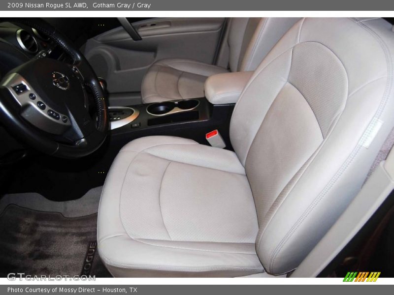 Gotham Gray / Gray 2009 Nissan Rogue SL AWD